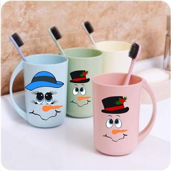 Snowman Face Stickers Snowman Decals Christmas Wall Decals Snowman - Picture 7 of 8